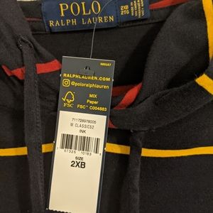 New Polo Hooded Shirt Size 2XB